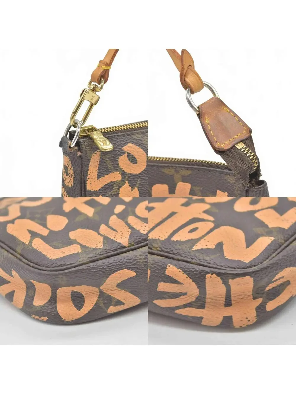 Louis Vuitton Monogram Graffiti Pochette Accessories AR0071